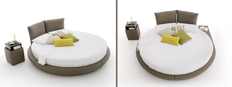 Letto rotondo Soleil by HomePlaneur