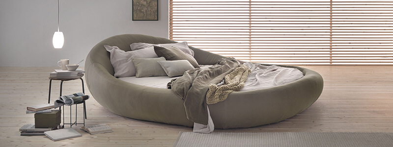 Letto rotondo Pebble by Dorelan