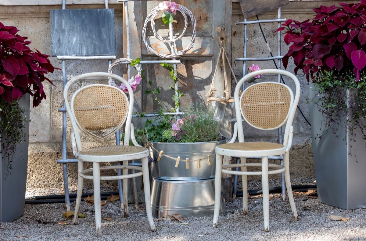 Arredare stile shabby chic Mobili e dettagli per il guiardino