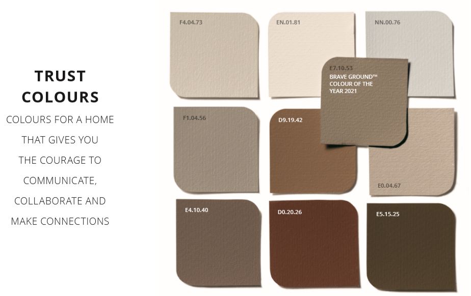 Palette trust colours di sikkens.